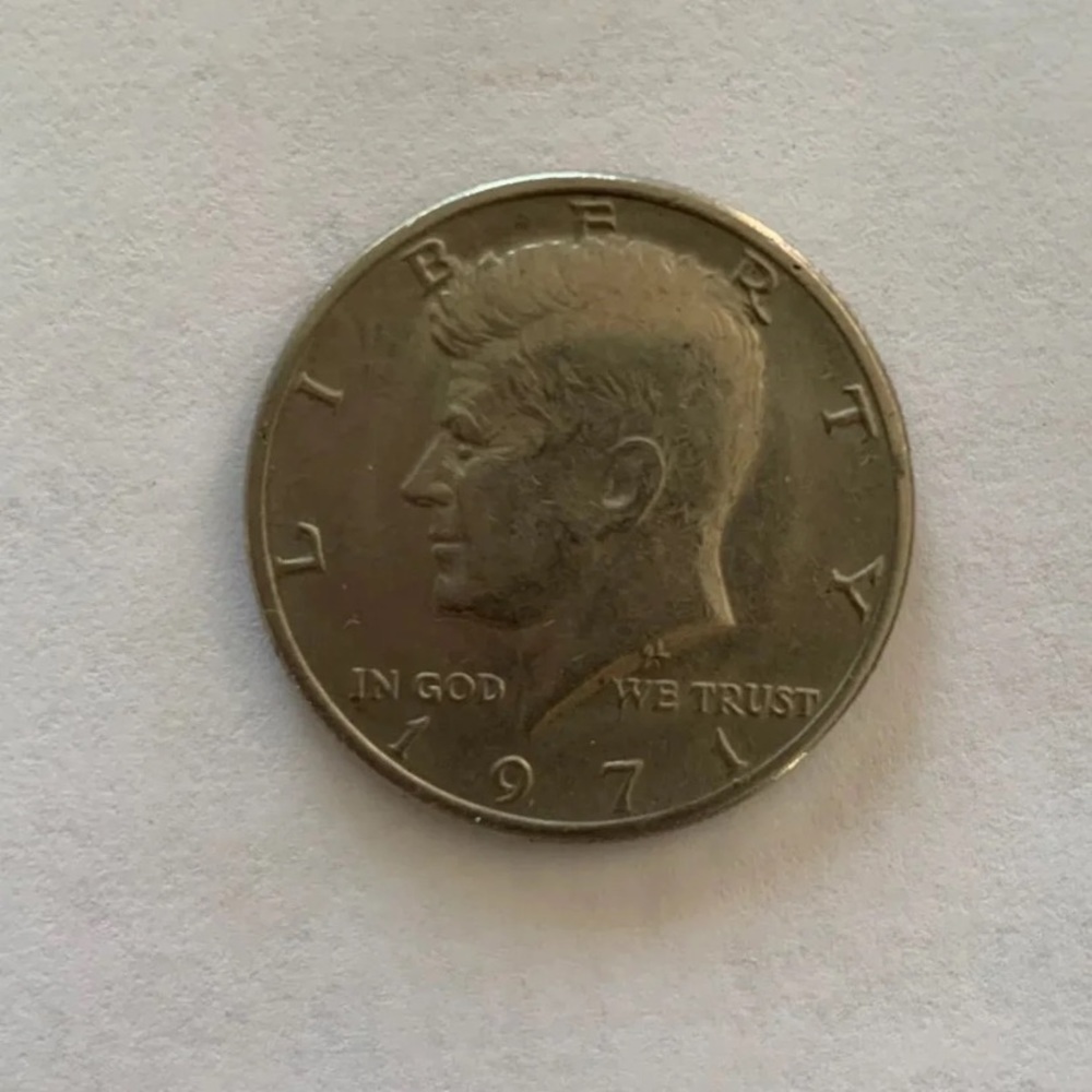 Half dollar coin currency
